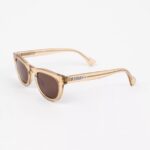 Alton D-frame Solbriller Gjennomsiktig Sandbeige Brun Axel Arigato