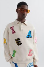 Axel Arigato Blek Beige Inferno Monogram Pologenser - Bilde 5