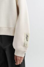 Axel Arigato Blek Beige Solid Genser - Bilde 4