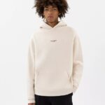 Axel Arigato Focus Logo Hettegenser Blek Beige