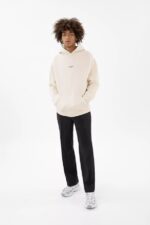 Axel Arigato Focus Logo Hettegenser Blek Beige - Bilde 3