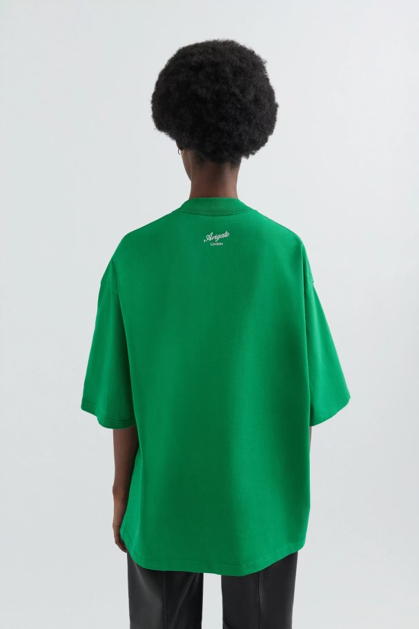 Axel Arigato Formel Oversized T-skjorte Jolly Green - Bilde 3