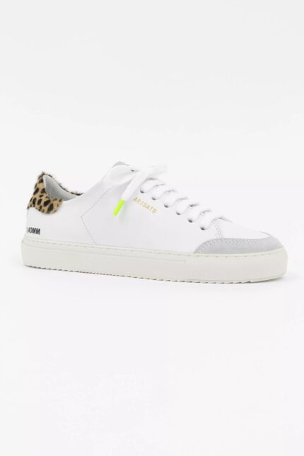 Axel Arigato Hvit Leopard Cremino Clean 90 Trippeldyr
