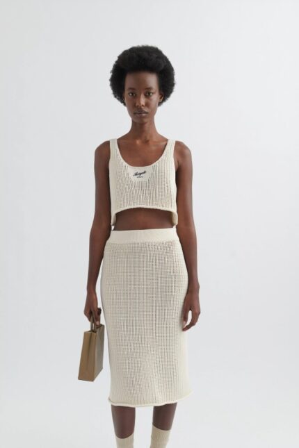 Axel Arigato Off White Grid Tank Topp