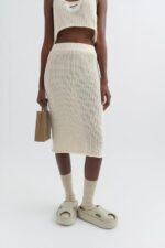 Axel Arigato Rutenettskjørt Off White