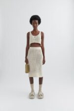 Axel Arigato Rutenettskjørt Off White - Bilde 5