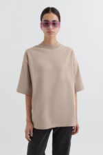 Formel Oversized T-skjorte Lys Taupe Axel Arigato