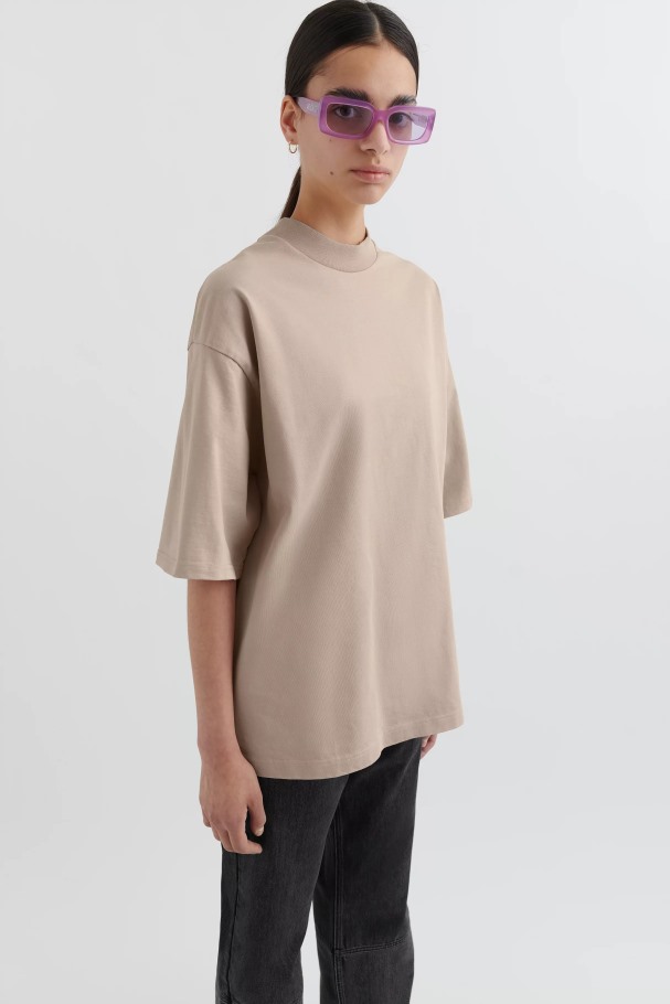 Formel Oversized T-skjorte Lys Taupe Axel Arigato - Bilde 4