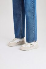 Genesis Stripe Bee Fugl Axel Arigato Hvit Beige - Bilde 4