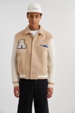 Mayday Varsity Bomber Axel Arigato Beige