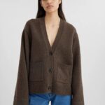 Minne Avslappet Cardigan Brun Axel Arigato