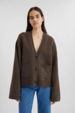 Minne Avslappet Cardigan Brun Axel Arigato