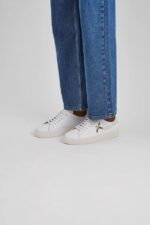 Ren 90 Stripe Bee Fugl Axel Arigato Hvit Beige - Bilde 2