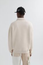 Signatur Polo Genser Blek Beige Axel Arigato - Bilde 2