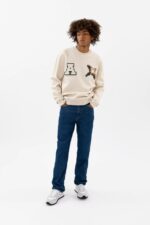 Varsity Bee Bird Sweatshirt Blek Beige Axel Arigato - Bilde 3